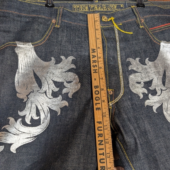 The Year Of... Artisanal Selvedge Raw Denim Jeans - Men's‎ 36 - Picture 13 of 16